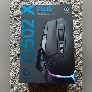 NEW Mouse: Logitech G502X Plus, Wireless RGB Gaming Mouse w/ customization color